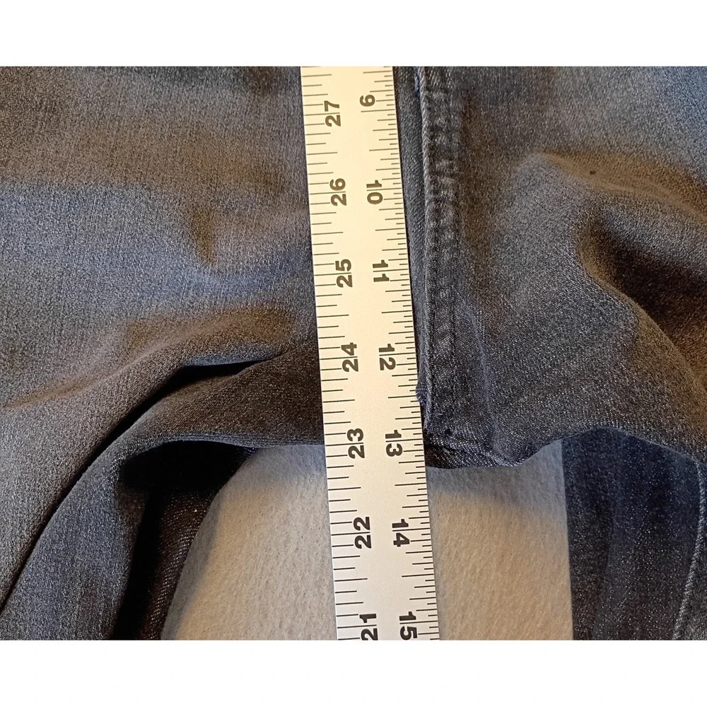 Time and Tru High Rise Curvy Jeans Womens 16 Skinny Black‎ Stretch Core Denim